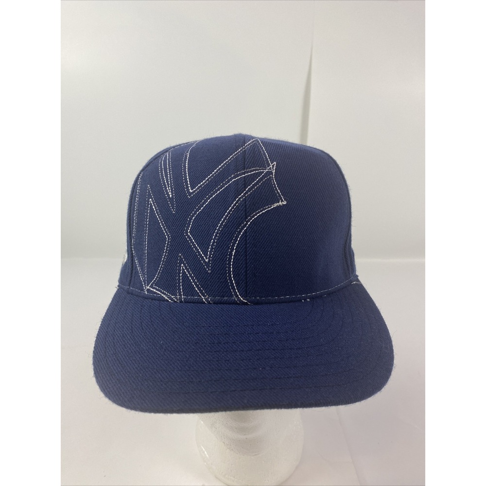 New York Yankees Cooperstown Collection Fitted Baseball Hat 7 1/4 Blue